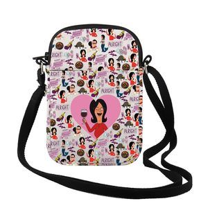 Cartoon Tv Show Merchandise Gift Bob Family Zier Pouch Crossbody Bag ^-^